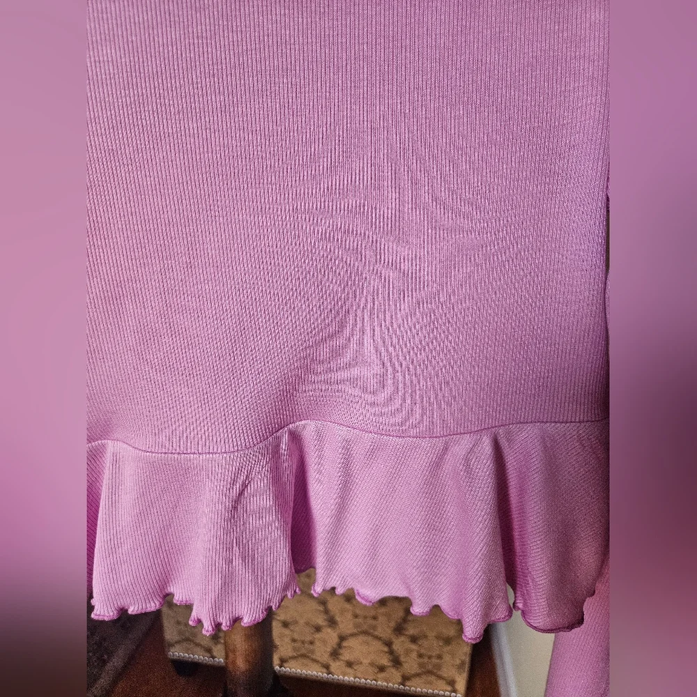 Down From Under Sweet Dreams Flyaway Top Purple/Pink - Picture 13 of 16